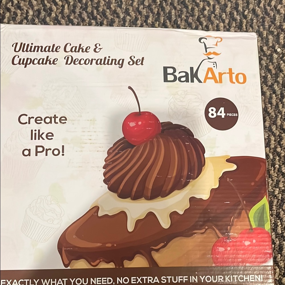 BakArto Cake & Cupcake Decorating Set